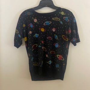 Zara knit Solar system top